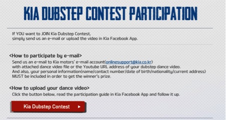 KIA Dubstep Contest Euro 2012