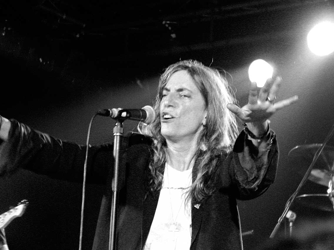 Patti Smith in tour tra Gaber e Ustica