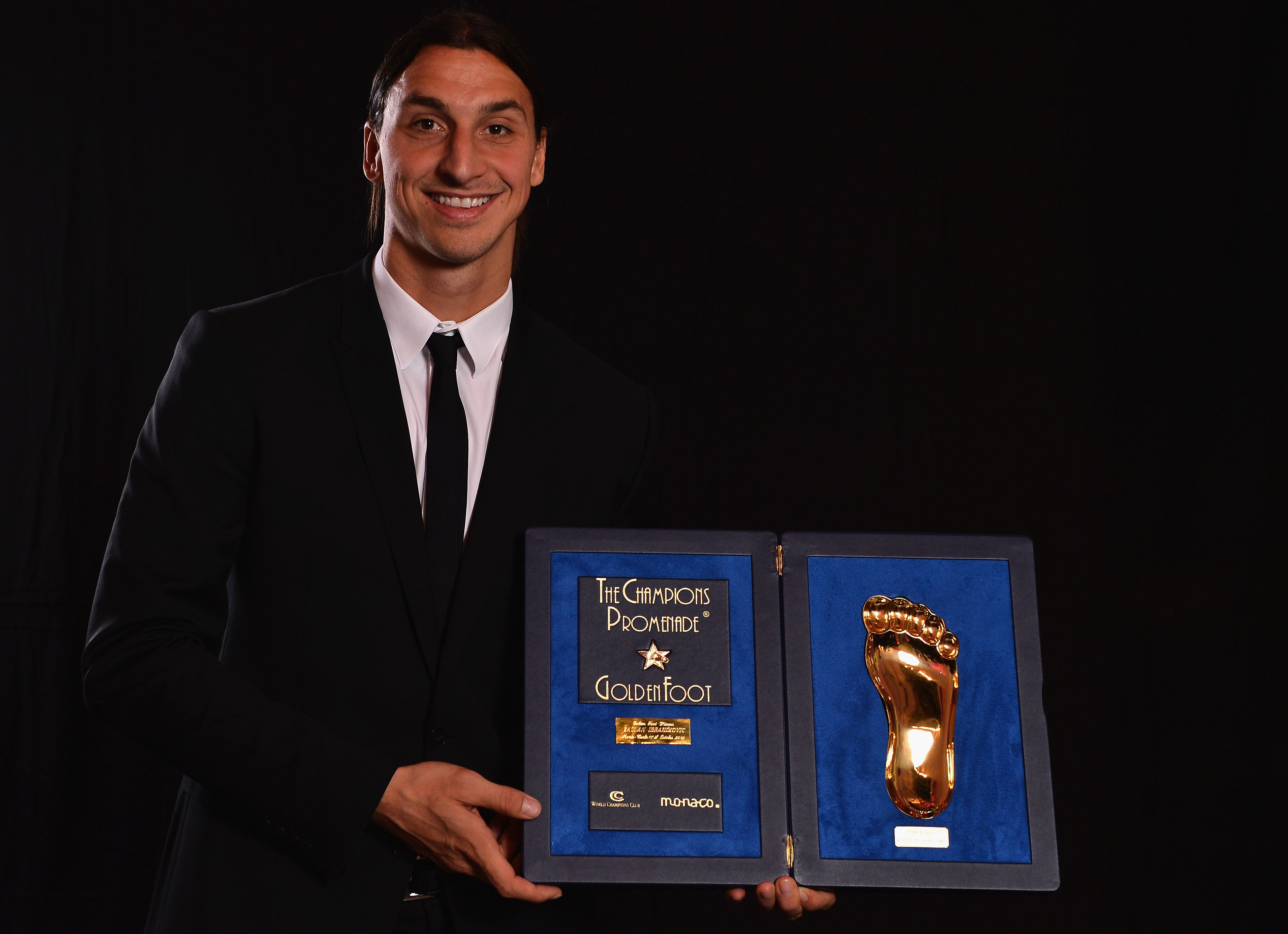 Zlatan Ibrahimovic è il vincitore del Golden Foot 2012