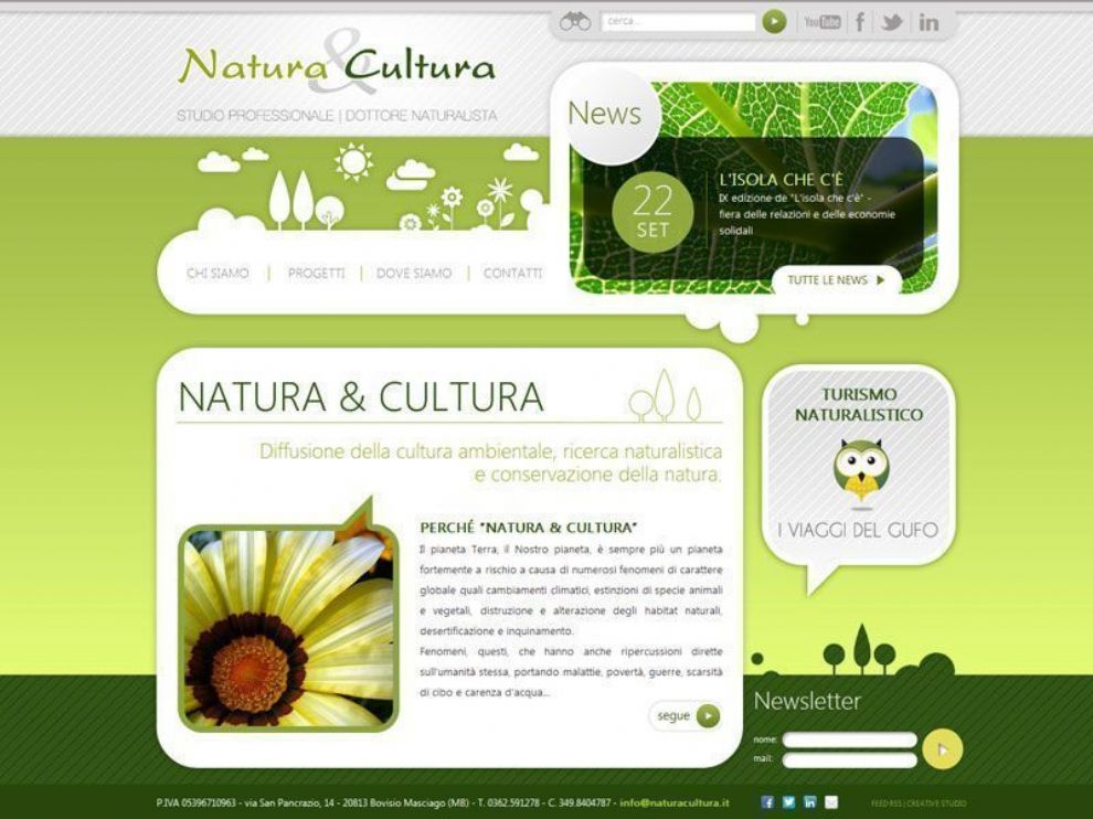 Natura&Cultura: domani incontro con Gambarotta e Meroi