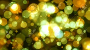 Defocused Yellow Lights Background