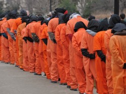 US-ATTACKS-RIGHTS-GUANTANAMO-PROTEST