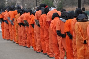 US-ATTACKS-RIGHTS-GUANTANAMO-PROTEST