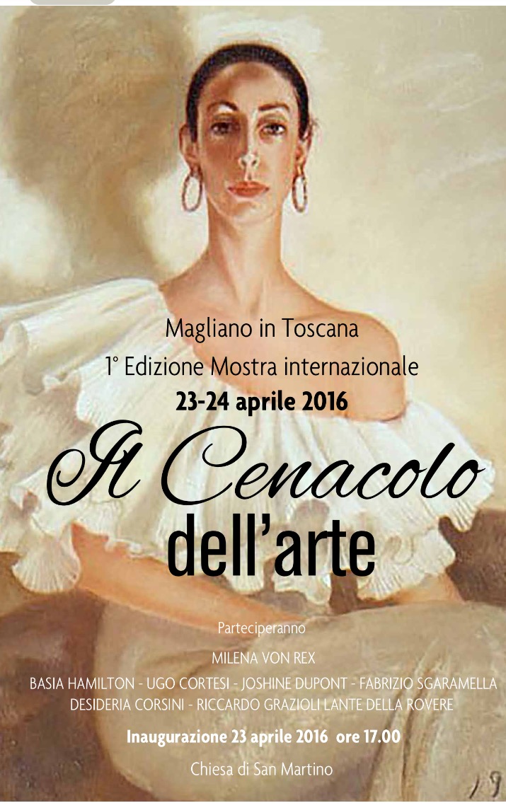 il 23/04 presso la Chiesa di San Martino ​di ​Magliano in Toscana sarà inaugurata la mostra internazionale ​“Il Cenacolo dell’Arte”